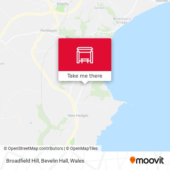 Broadfield Hill, Bevelin Hall map