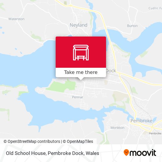 Old School House, Pembroke Dock map