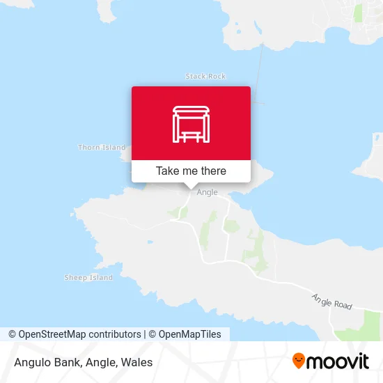 Angulo Bank, Angle map