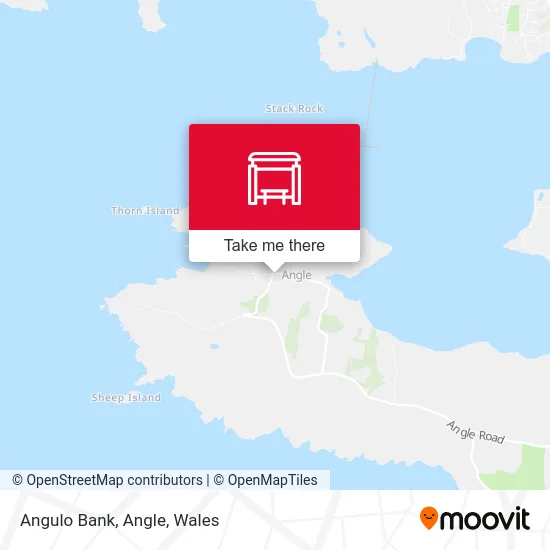 Angulo Bank, Angle map