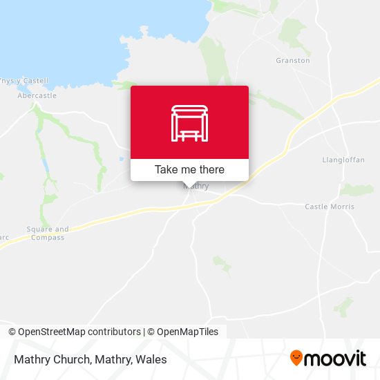 Mathry Church, Mathry map