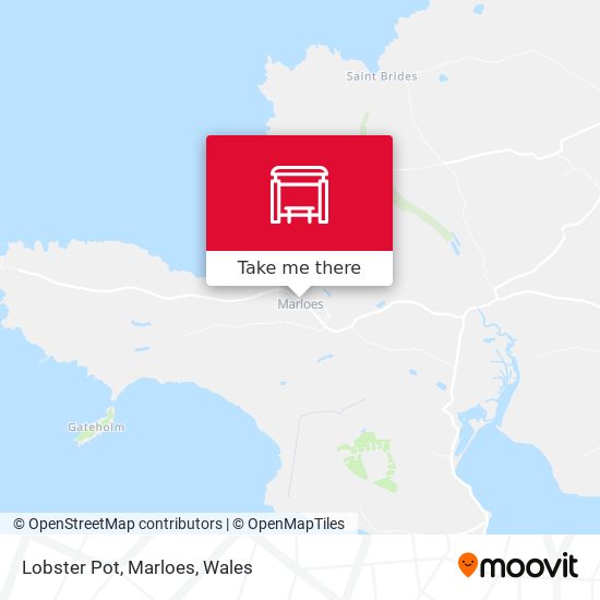 Lobster Pot, Marloes map