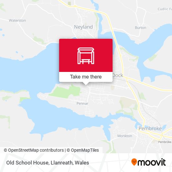 Old School House, Llanreath map