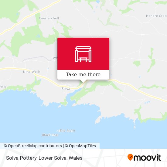 Solva Pottery, Lower Solva map