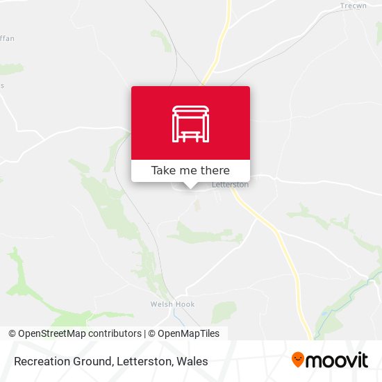 Recreation Ground, Letterston map
