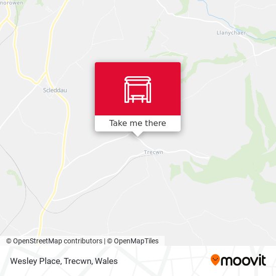 Wesley Place, Trecwn map