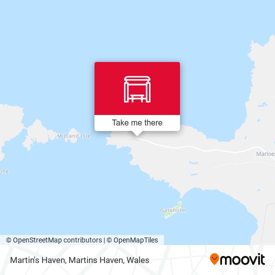 Martin's Haven, Martins Haven map