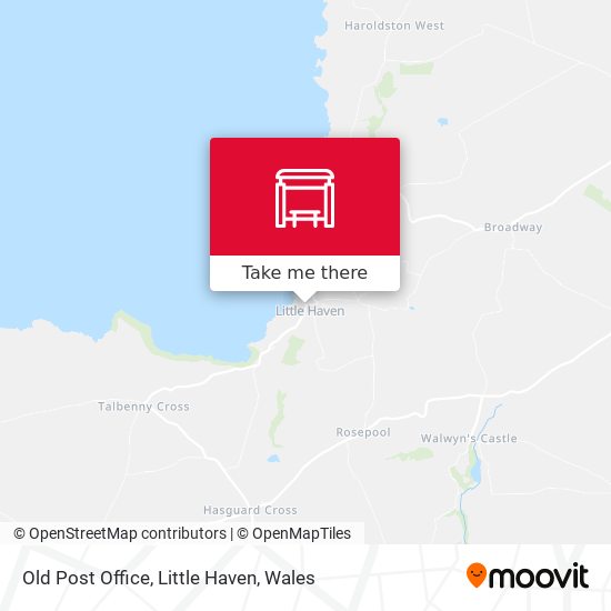 Old Post Office, Little Haven map