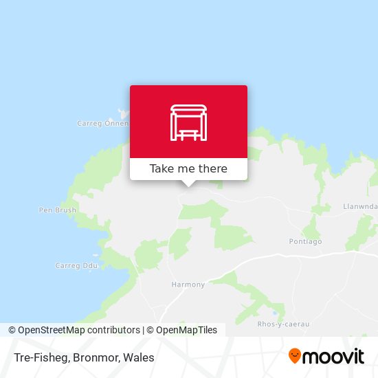 Tre-Fisheg, Bronmor map