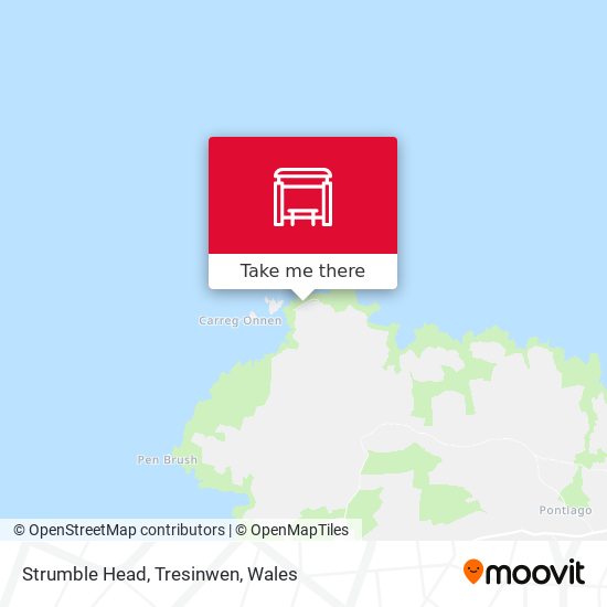Strumble Head, Tresinwen map