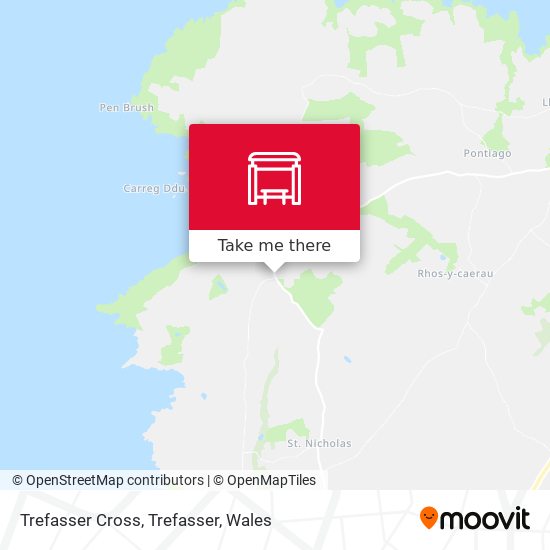 Trefasser Cross, Trefasser map