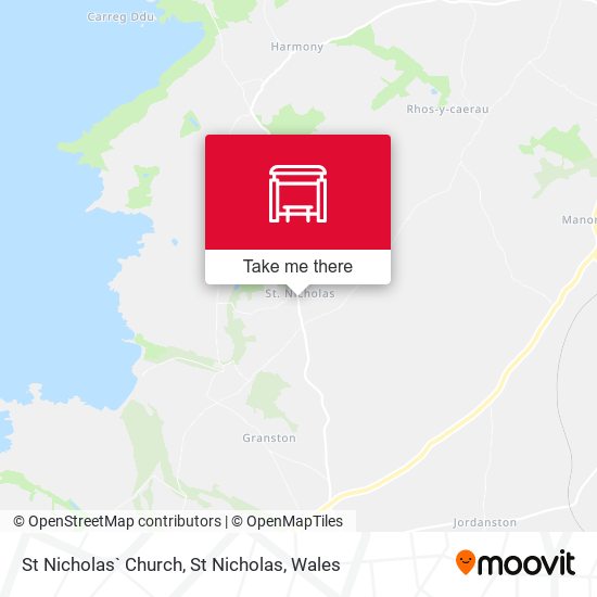 St Nicholas` Church, St Nicholas map