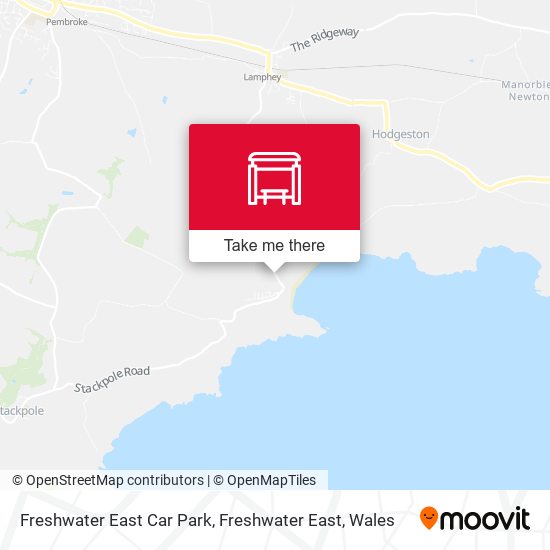 Freshwater East Car Park, Freshwater East map