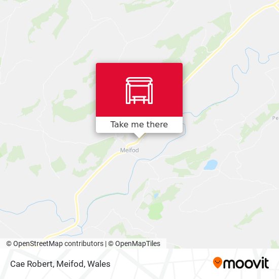 Cae Robert, Meifod map