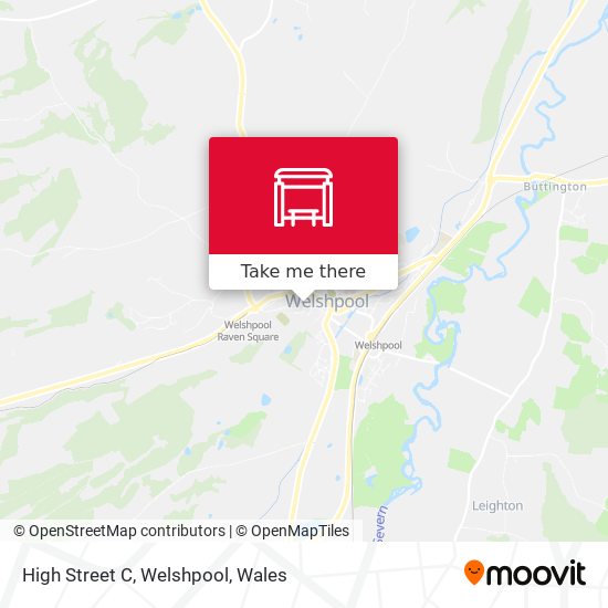 High Street C, Welshpool map