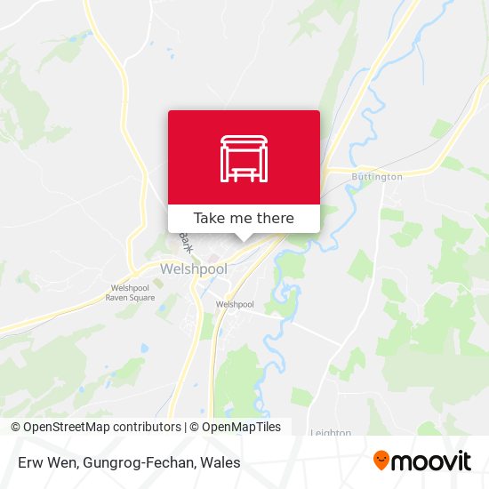 Erw Wen, Gungrog-Fechan map