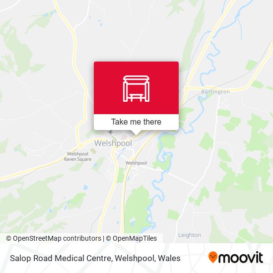 Salop Road Medical Centre, Welshpool map