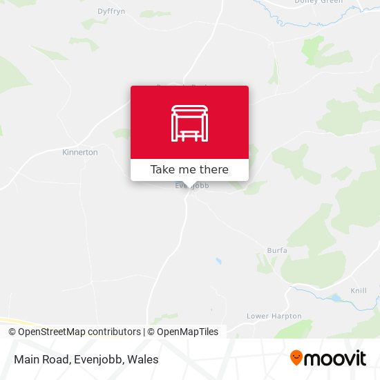 Main Road, Evenjobb map