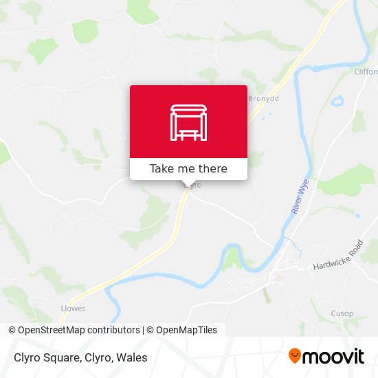 Clyro Square, Clyro map