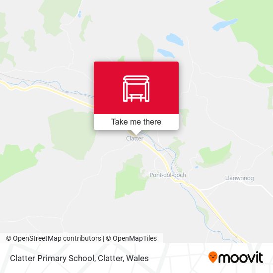 Clatter Primary School, Clatter map