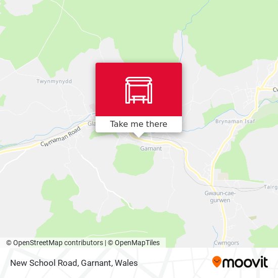 New School Road, Garnant map