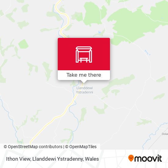 Ithon View, Llanddewi Ystradenny map