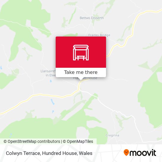 Colwyn Terrace, Hundred House map