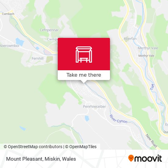 Mount Pleasant, Miskin map