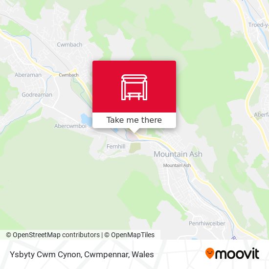 Ysbyty Cwm Cynon, Cwmpennar map