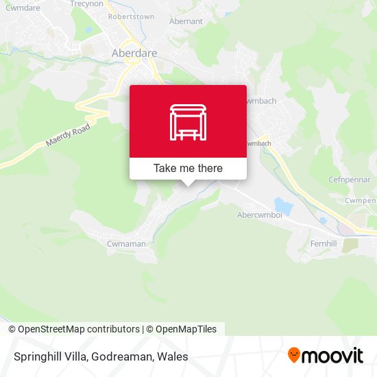 Springhill Villa, Godreaman map