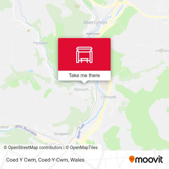 Coed Y Cwm, Coed-Y-Cwm map