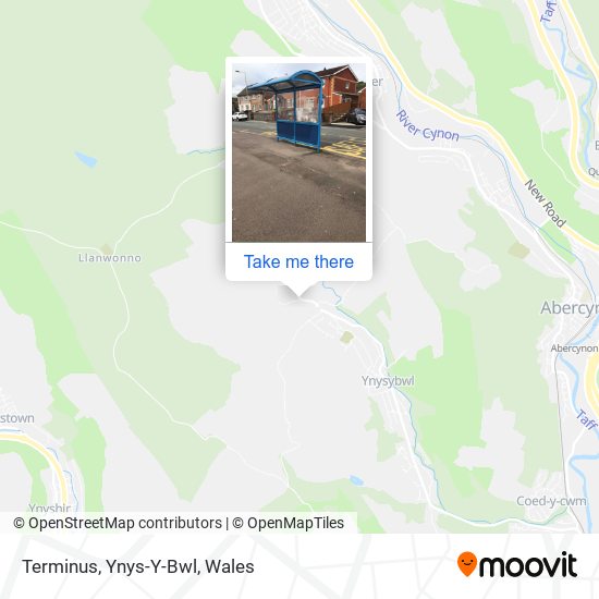 Terminus, Ynys-Y-Bwl map