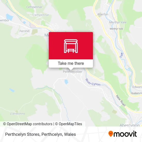 Perthcelyn Stores, Perthcelyn map