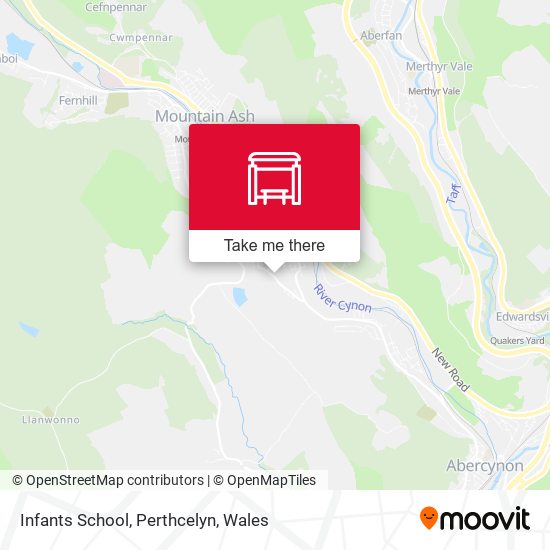 Infants School, Perthcelyn map