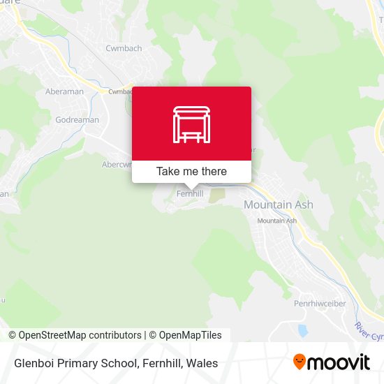 Glenboi Primary School, Fernhill map