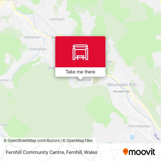 Fernhill Community Centre, Fernhill map