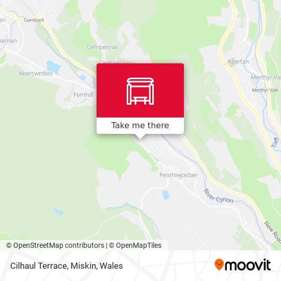 Cilhaul Terrace, Miskin map