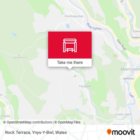 Rock Terrace, Ynys-Y-Bwl map