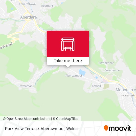 Park View Terrace, Abercwmboi map