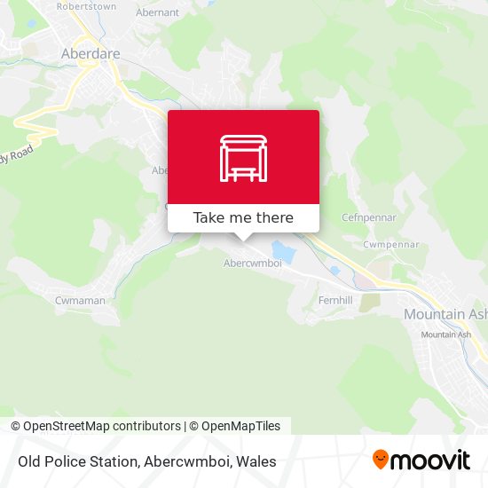Old Police Station, Abercwmboi map