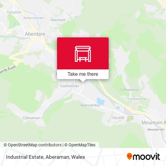 Industrial Estate, Aberaman map