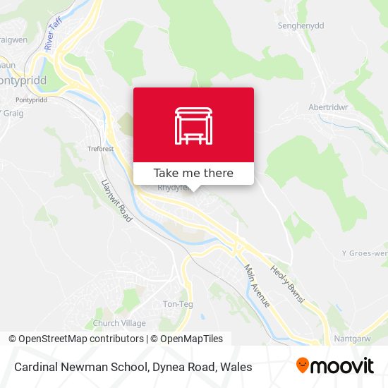 Cardinal Newman School, Dynea Road map