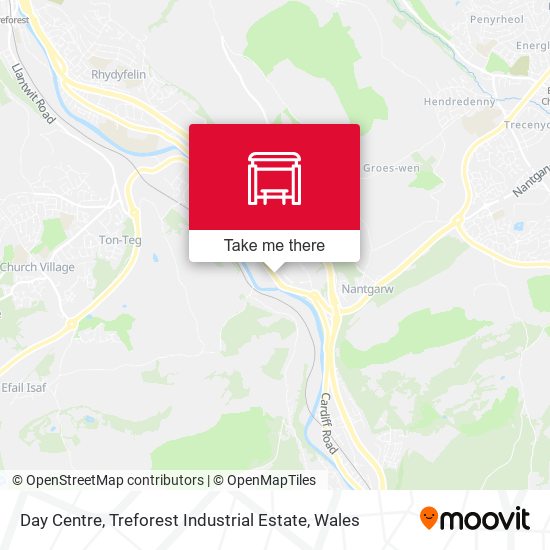 Day Centre, Treforest Industrial Estate map