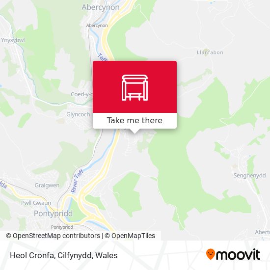 Heol Cronfa, Cilfynydd map