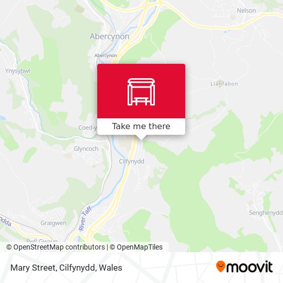 Mary Street, Cilfynydd map