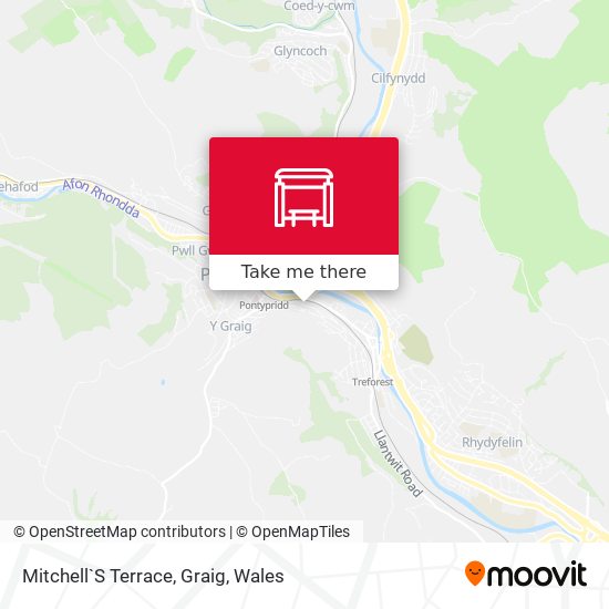 Mitchell`S Terrace, Graig map