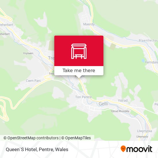 Queen`S Hotel, Pentre map