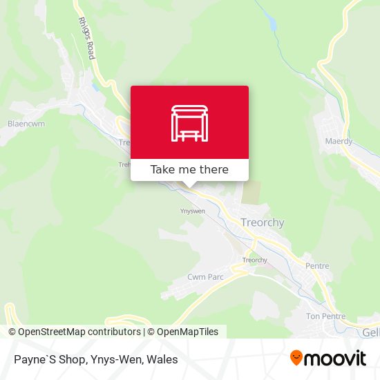 Payne`S Shop, Ynys-Wen map
