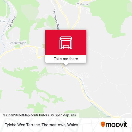 Tylcha Wen Terrace, Thomastown map