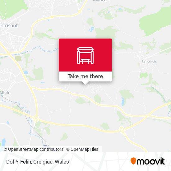 Dol-Y-Felin, Creigiau map